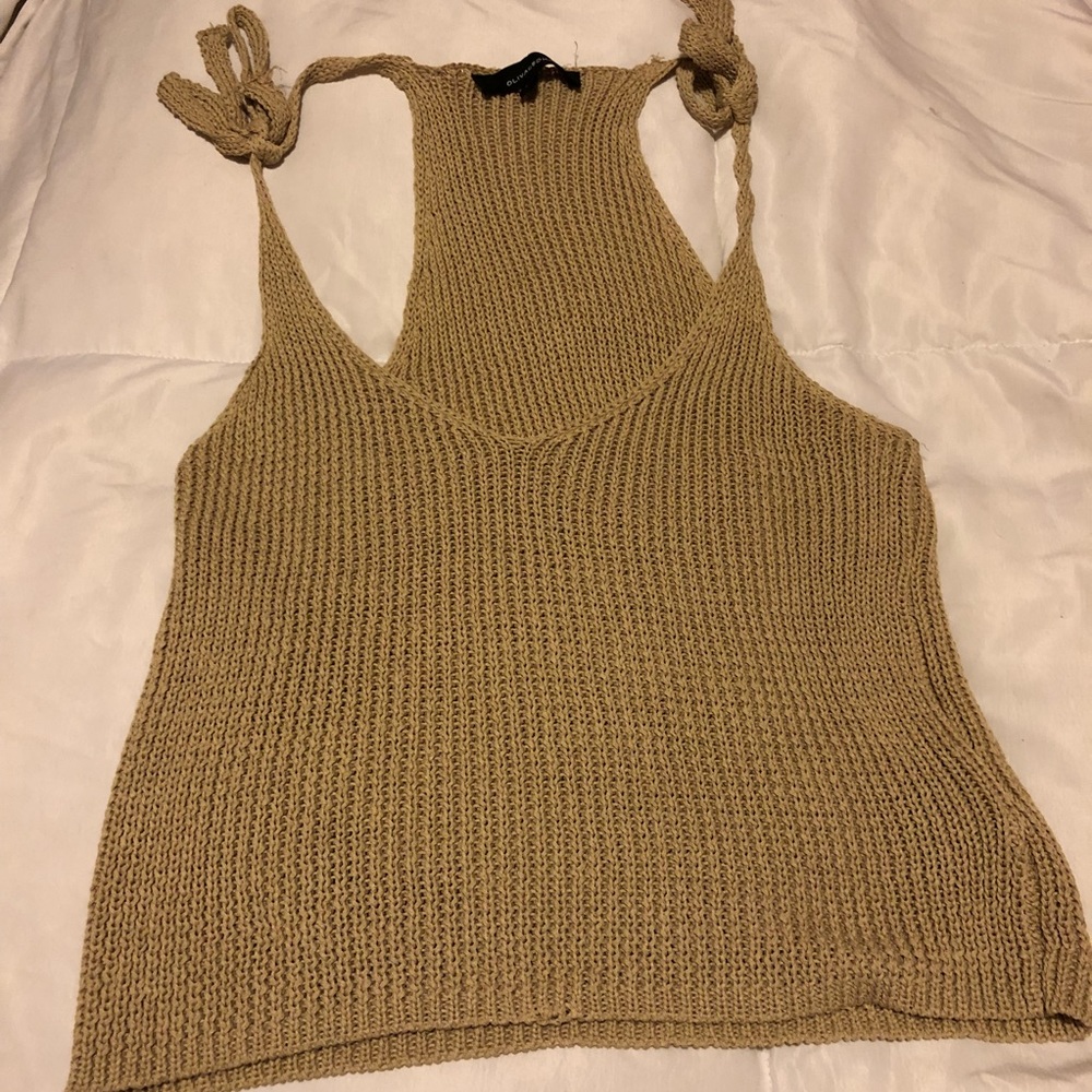 Oliviaceous Knit Crop Top